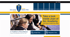 Desktop Screenshot of joanofarcacademy.com
